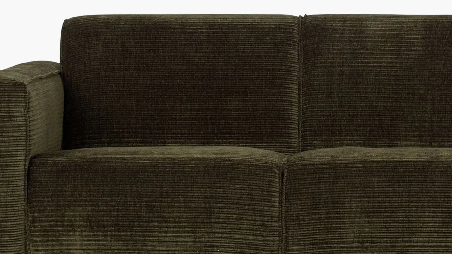 Zitbanken-WOOOD Statement Rib 4-zitsbank Warm Green