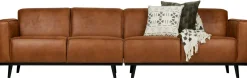 Zitbanken-WOOOD Statement XL 4-zitsbank Cognac