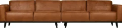 Zitbanken-WOOOD Statement 4-Zitsbank Cognac