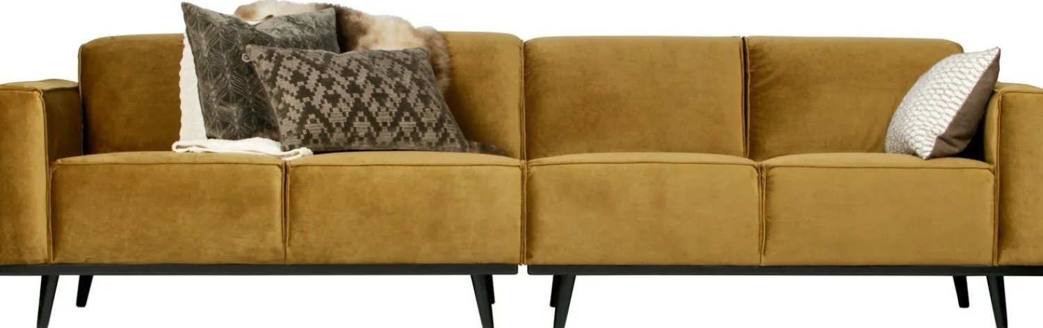 Zitbanken-WOOOD Statement 4-zitsbank Honey Yellow