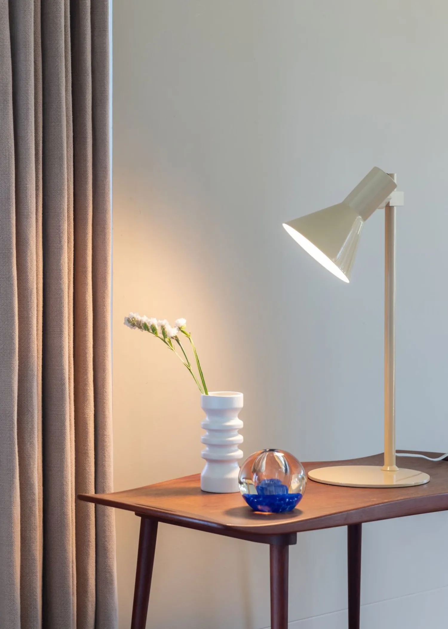 Moderne Tafellampen|Tafellampen-It's about RoMi Stavanger Tafellamp Beige