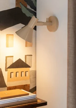 Wandlampen|Wandlampen-It's about RoMi Stavanger Wandlamp Beige