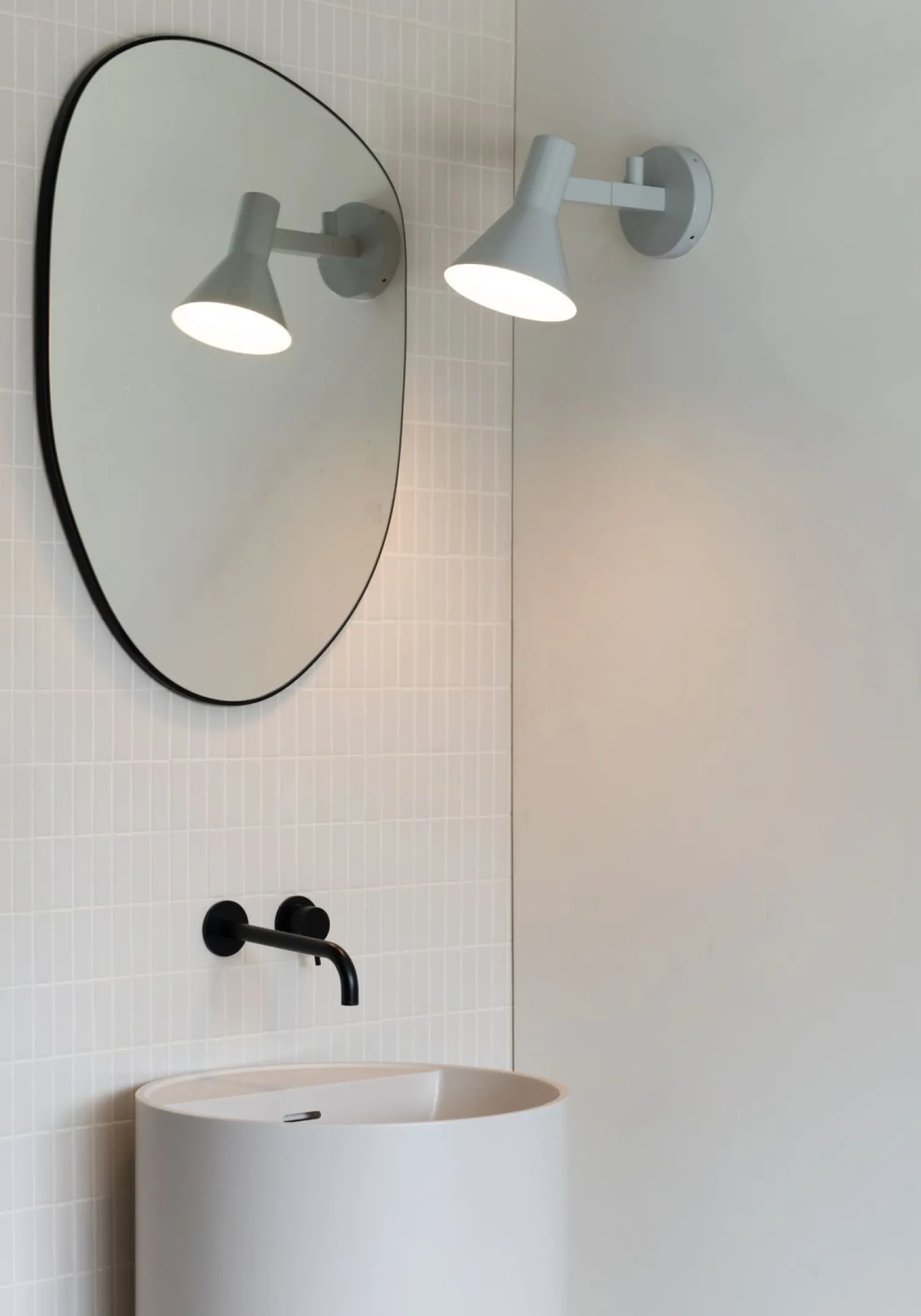 Wandlampen|Wandlampen-It's about RoMi Stavanger Wandlamp Light Grey