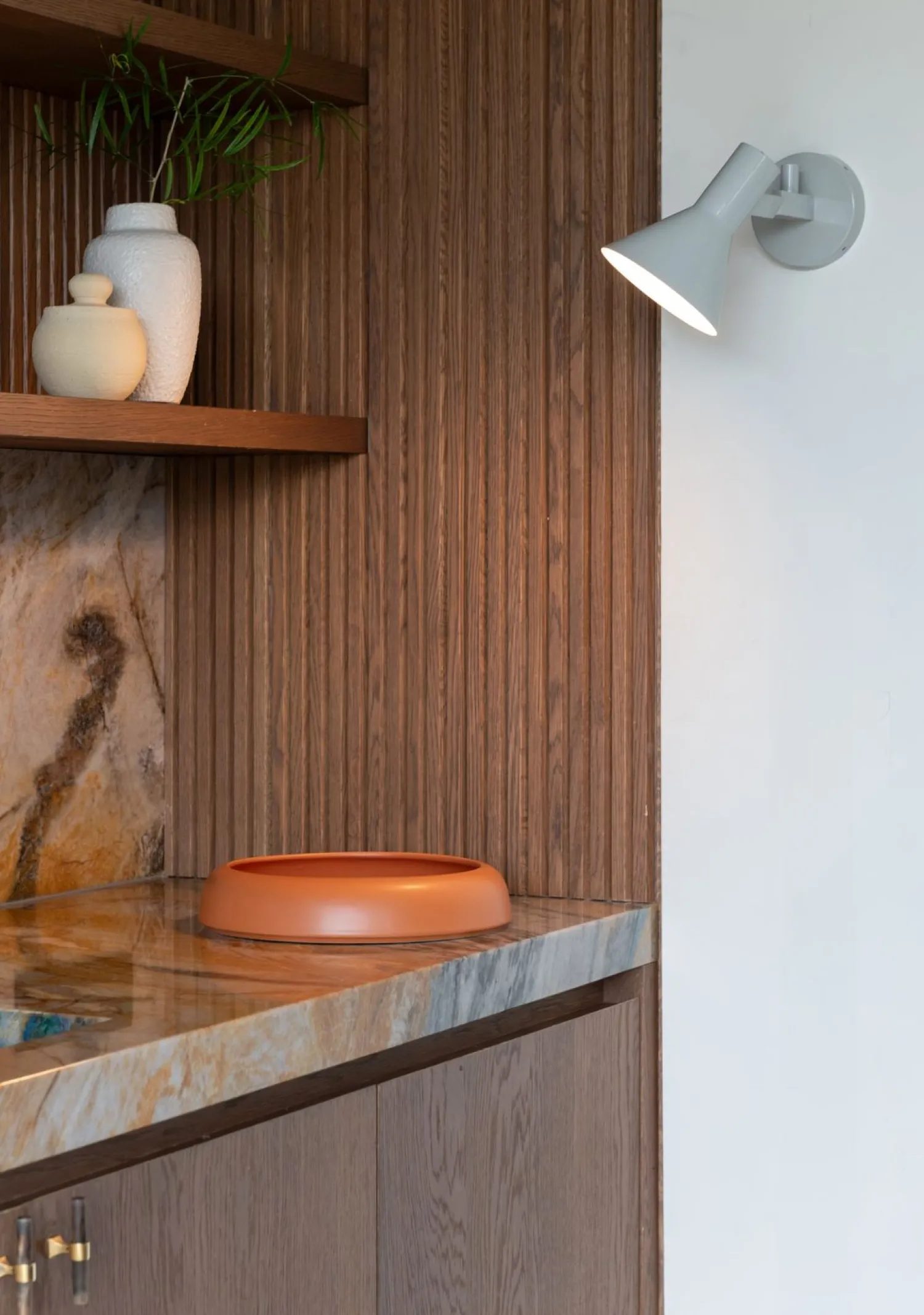 Wandlampen|Wandlampen-It's about RoMi Stavanger Wandlamp Light Grey