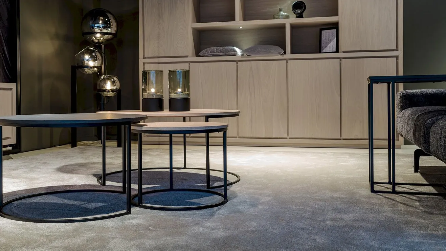 Industriële Bijzettafels-Eijerkamp Collectie Steel Bijzettafel Zwart
