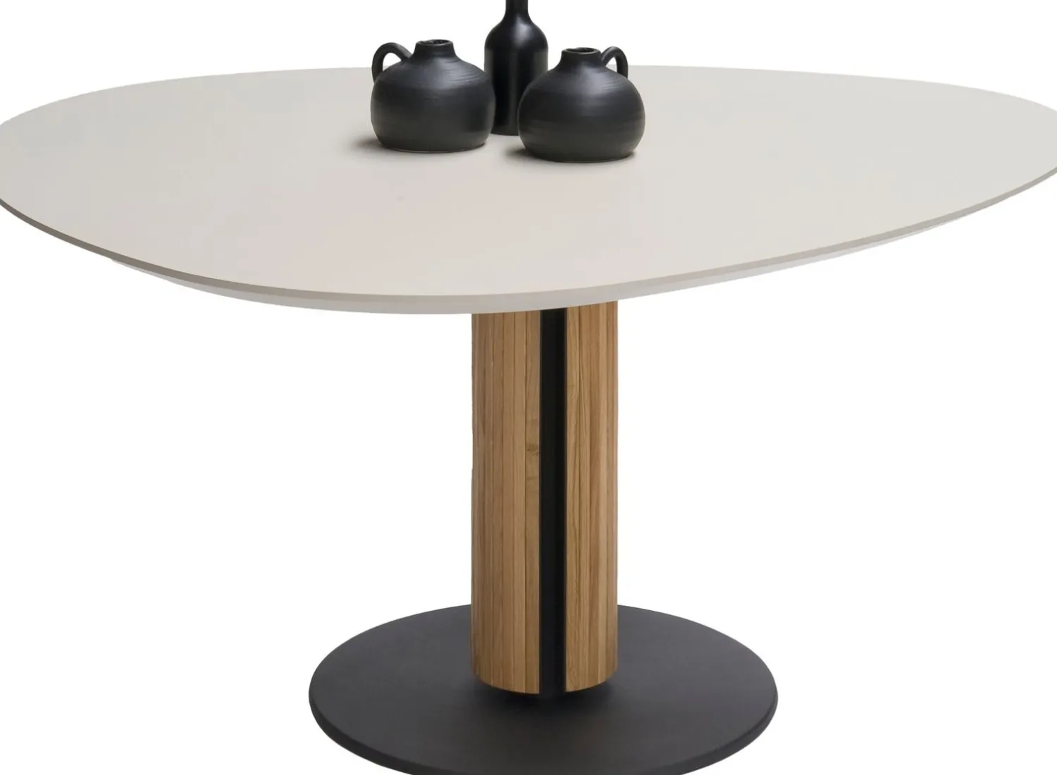 Houten Eettafels|Organische Eettafels-Bree's New World Steely Eettafel Naturel
