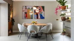 Houten Eettafels|Organische Eettafels-Bree's New World Steely Eettafel Naturel