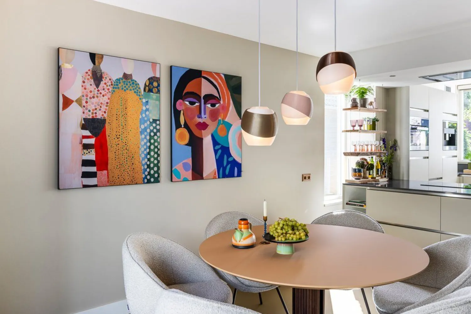 Houten Eettafels|Organische Eettafels-Bree's New World Steely Eettafel Naturel