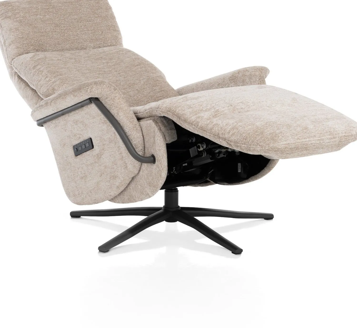 Draaifauteuils-Henders en Hazel Stelvio 3-motoren + accu Fauteuil Champagne