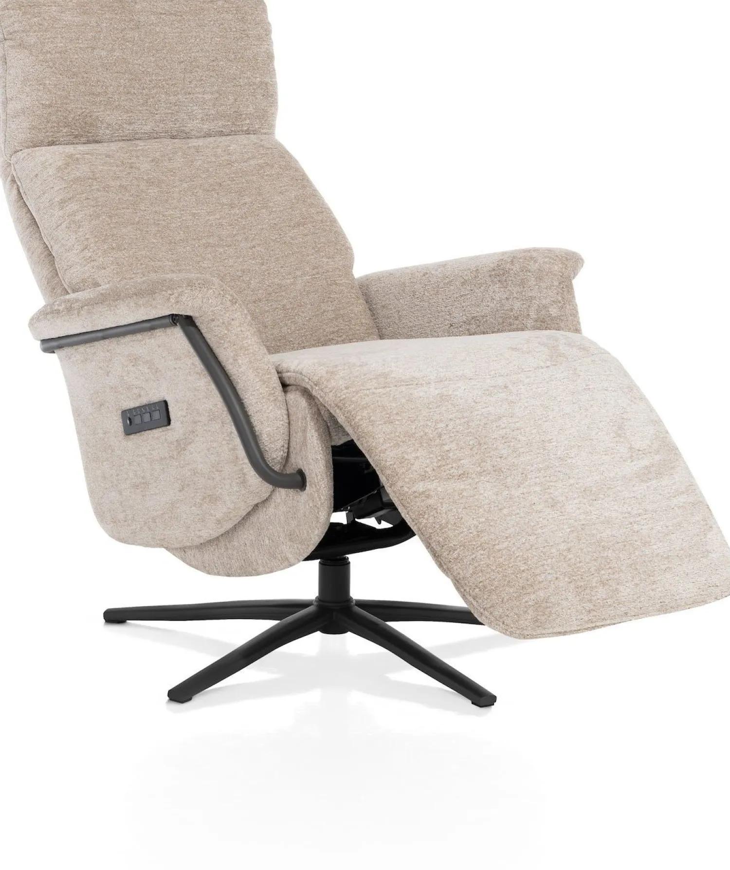 Draaifauteuils-Henders en Hazel Stelvio 3-motoren + accu Fauteuil Champagne