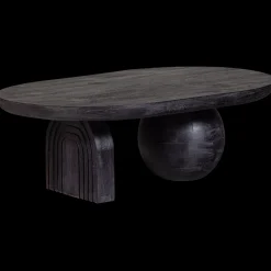 Houten Salontafels|Ovale Salontafels-WOOOD Steppe Salontafel Black