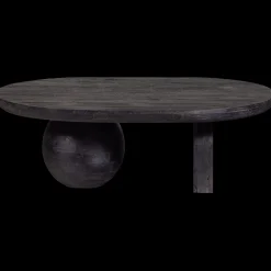 Houten Salontafels|Ovale Salontafels-WOOOD Steppe Salontafel Black