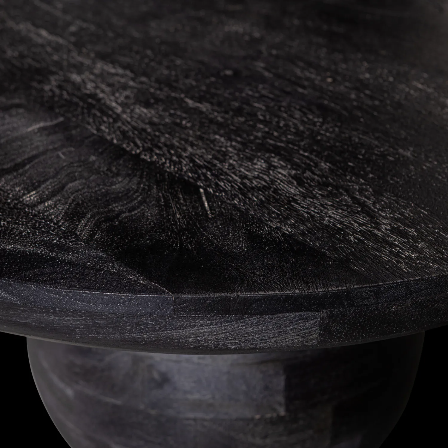 Houten Salontafels|Ovale Salontafels-WOOOD Steppe Salontafel Black