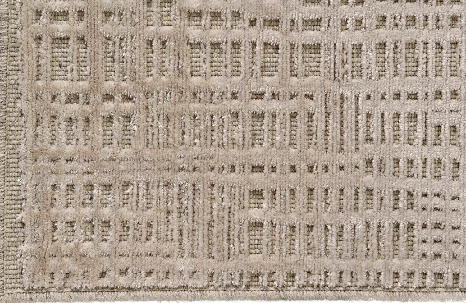 Vloerkleden|Wollen Vloerkleden-Montèl Stibe Vloerkleed Taupe, Beige