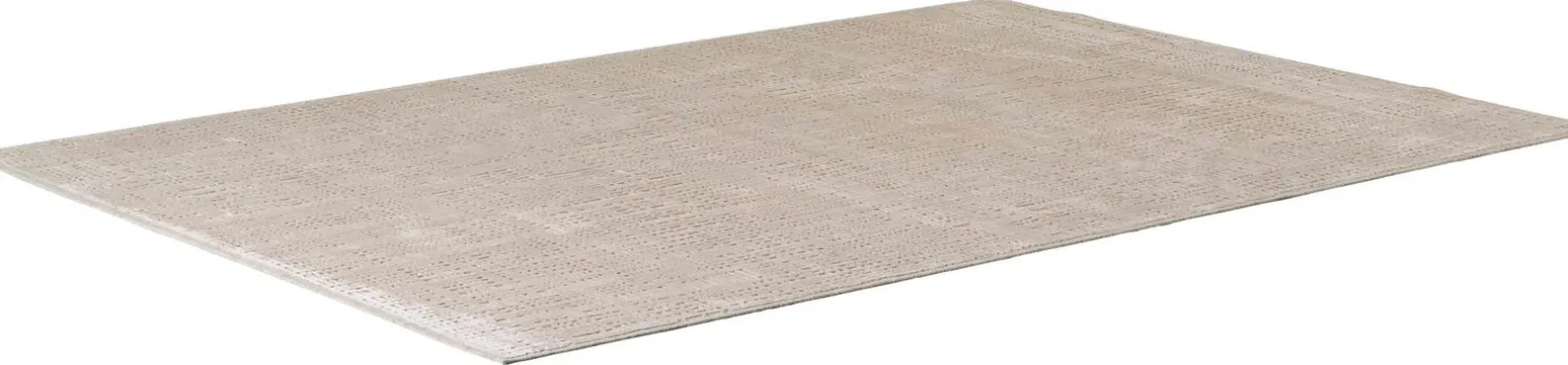 Vloerkleden|Wollen Vloerkleden-Montèl Stibe Vloerkleed White, Beige