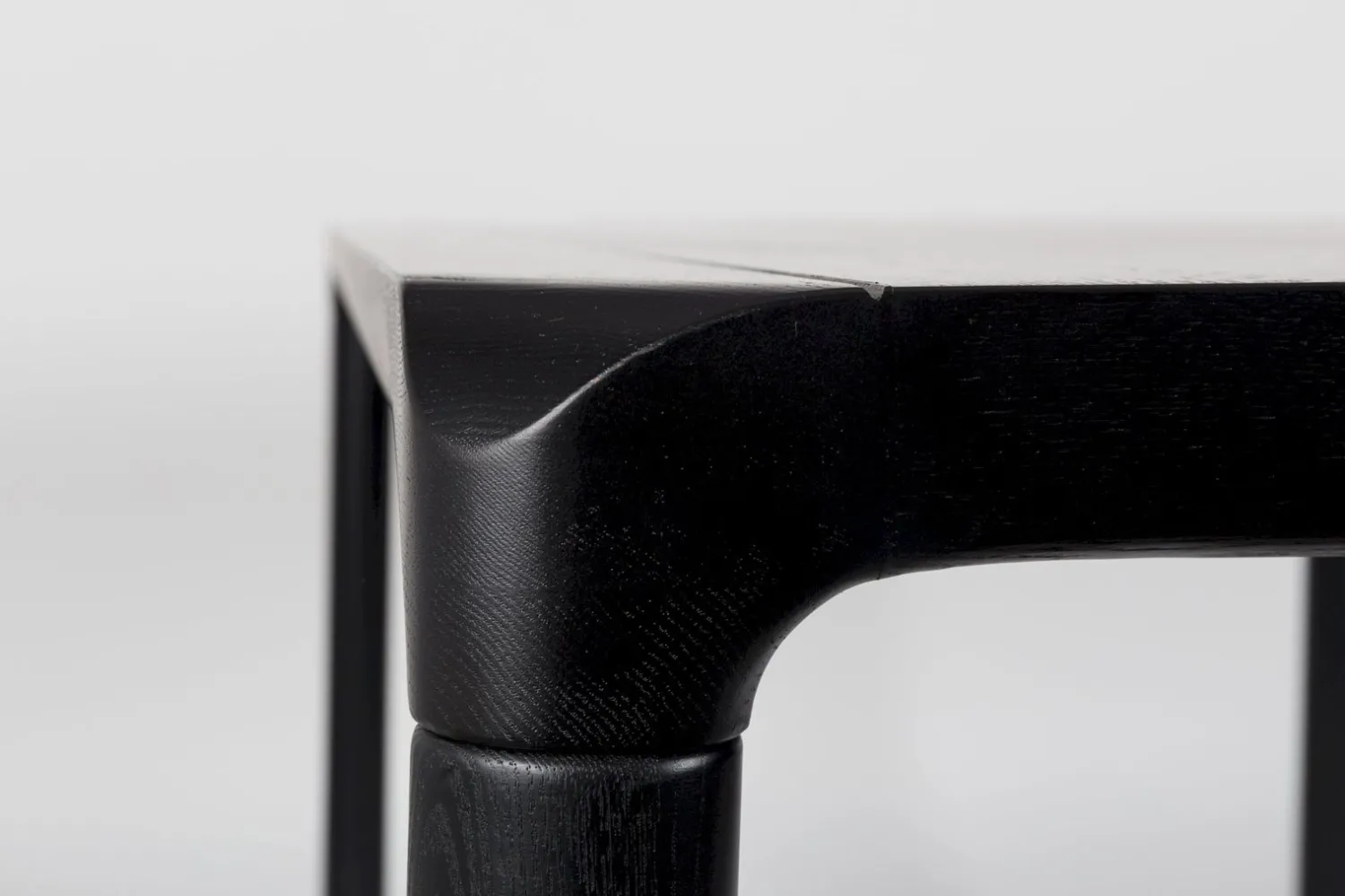 Rechthoekige Eettafels-Zuiver Storm Eettafel Black