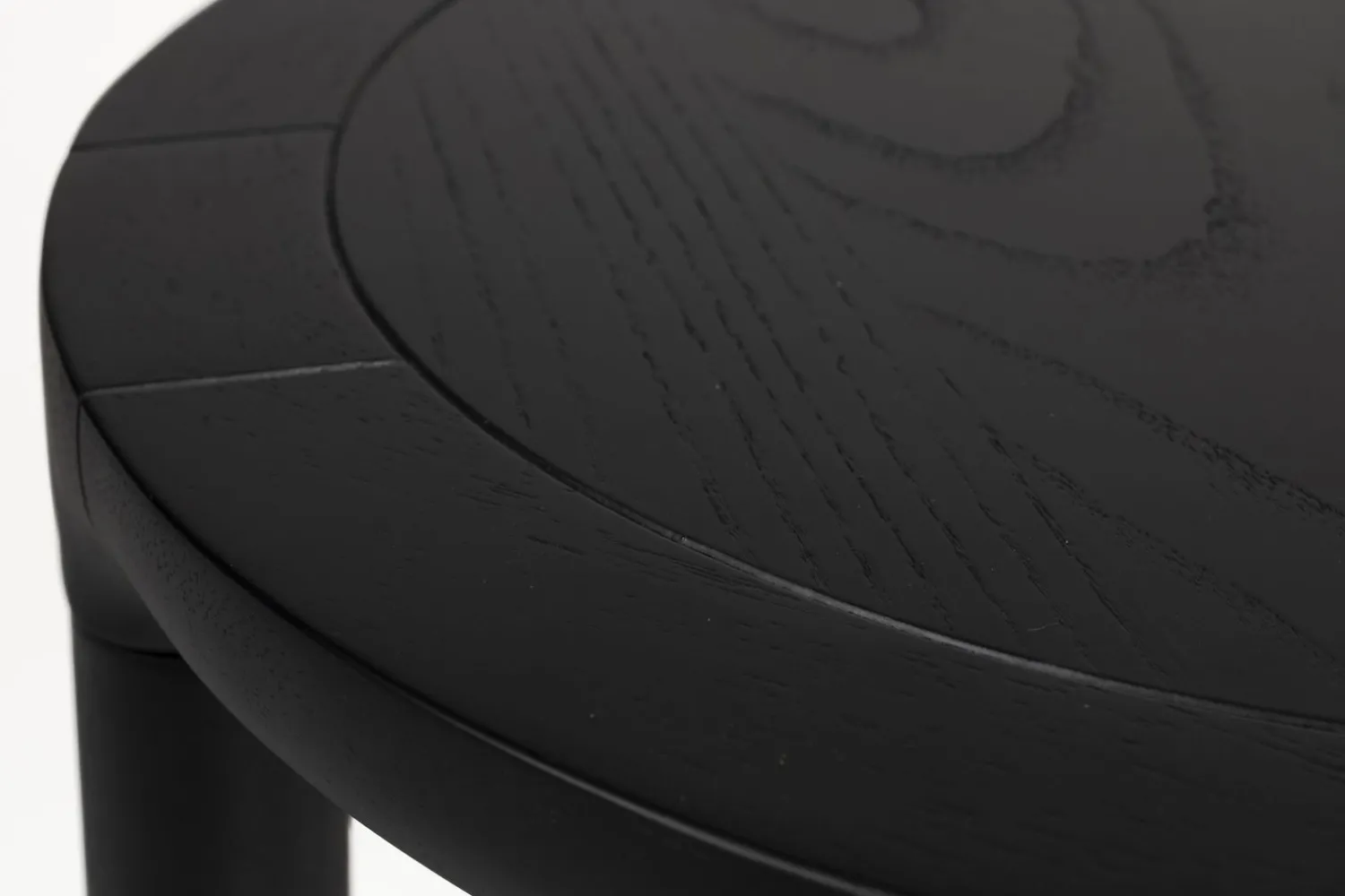 Ronde Salontafels-Zuiver Storm Salontafel Zwart