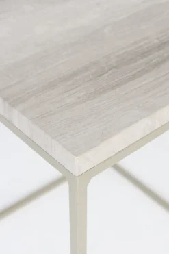 Marmeren Bijzettafels-Zuiver Stray Bijzettafel Grijs