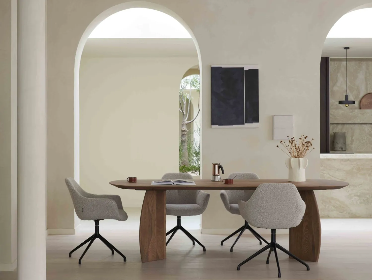 Ronde Eettafels-Eijerkamp Collectie Studio Eettafel Naturel