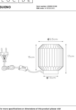 Tafellampen|Tafellampen-Lucide Sueno Tafellamp Roze