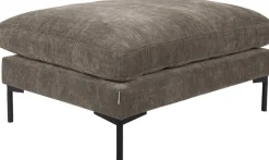 Hockers|Poefs-Zuiver Summer Hocker Bruin
