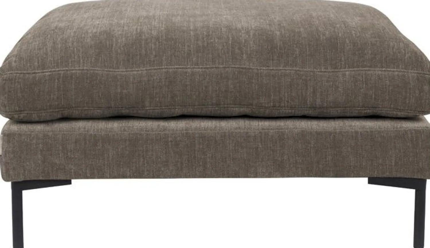 Hockers|Poefs-Zuiver Summer Hocker Bruin