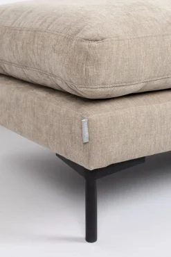 Hockers|Poefs-Zuiver Summer Hocker Latte