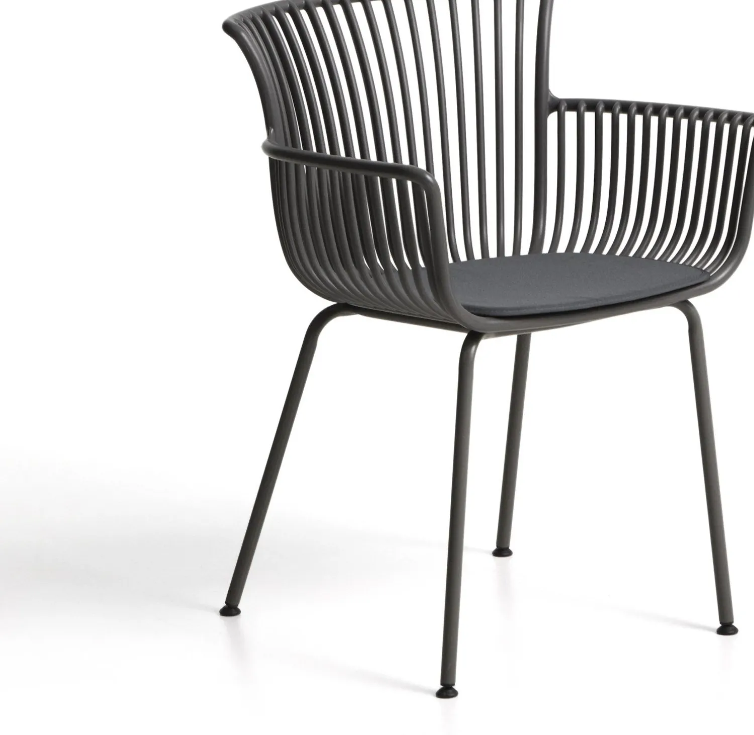 Tuinstoelen-Kave Home Surpika Tuinstoel Grafiet