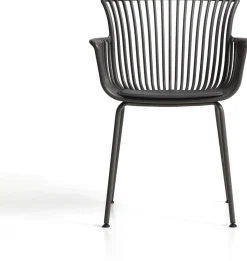 Tuinstoelen-Kave Home Surpika Tuinstoel Grafiet