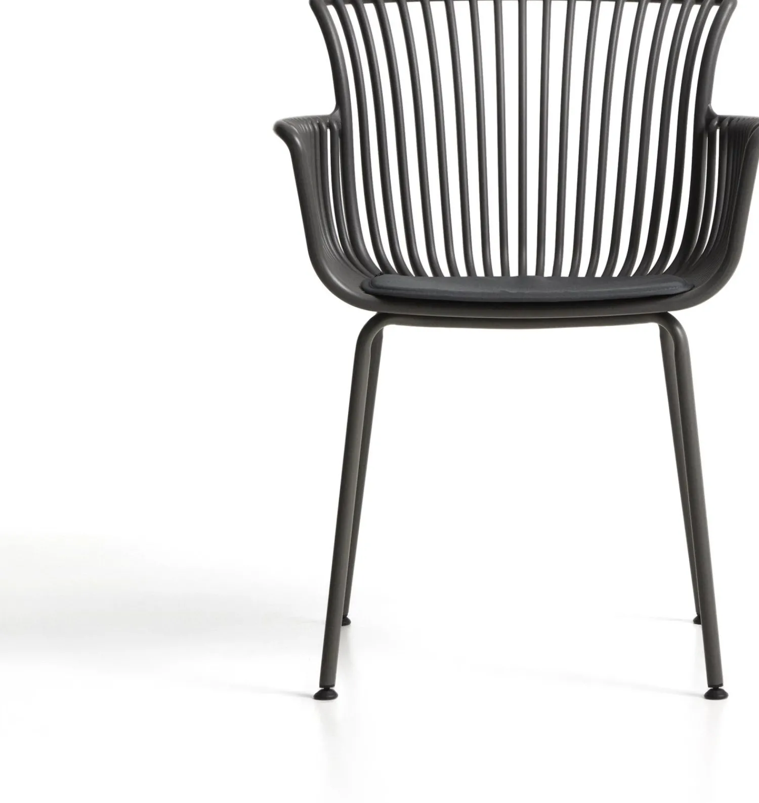Tuinstoelen-Kave Home Surpika Tuinstoel Grafiet