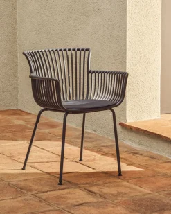 Tuinstoelen-Kave Home Surpika Tuinstoel Grafiet