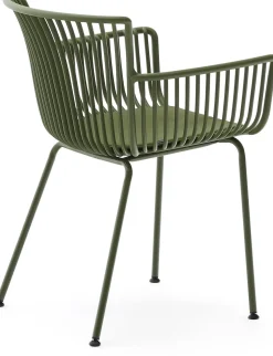 Tuinstoelen-Kave Home Surpika Tuinstoel Groen