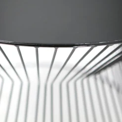 Ronde Bijzettafels-WOOOD Suus Bijzettafel Zwart