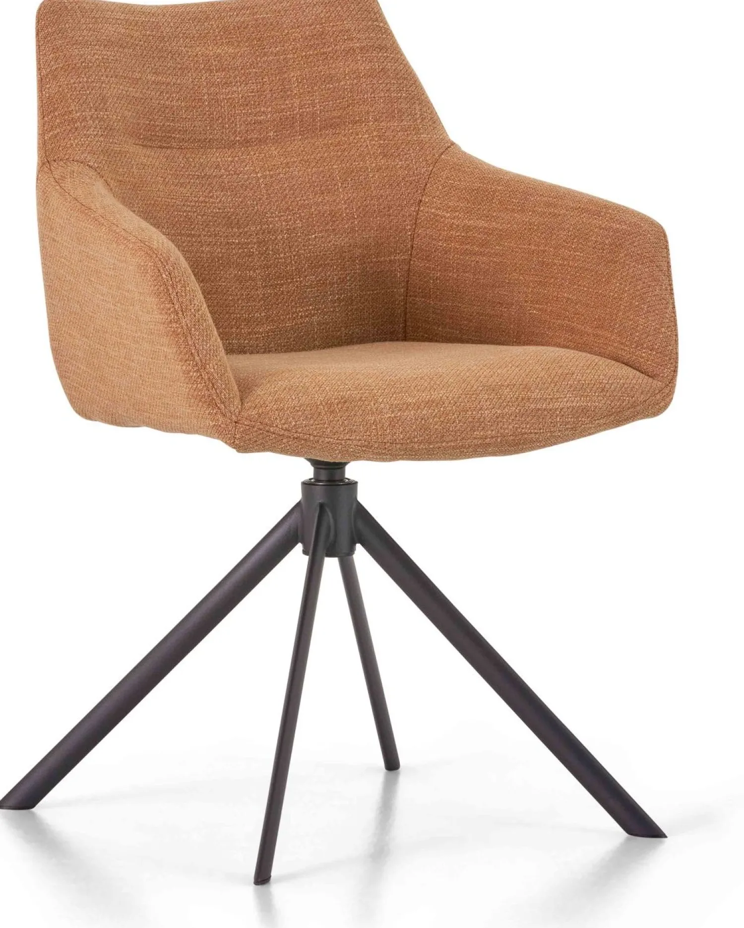 Draaibare Eetkamerstoelen|Eetkamerstoelen Met Armleuning-Montèl Swing Eetkamerstoel Ocre