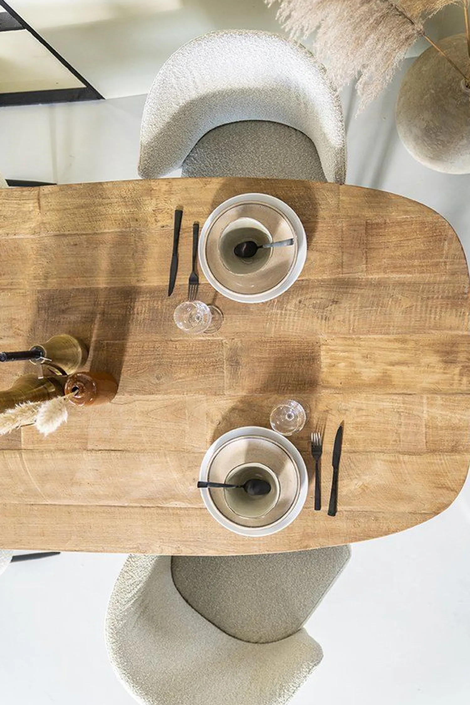 Houten Eettafels-Eleonora Tabassum Eettafel Naturel