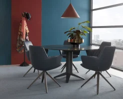 Houten Eettafels|Ovale Eettafels-Bert Plantagie Table Talk Eettafel White Wash