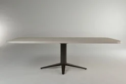 Houten Eettafels|Ovale Eettafels-Bert Plantagie Table Talk Eettafel White Wash