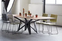 Houten Eettafels|Ovale Eettafels-Bert Plantagie Table Talk Eettafel White Wash