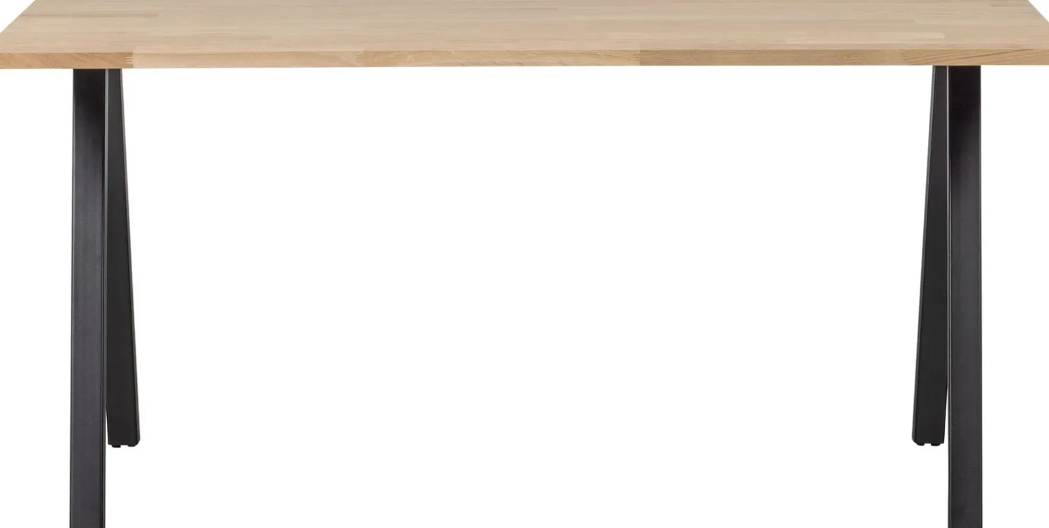 Houten Eettafels|Rechthoekige Eettafels-WOOOD Tablo A-poot Eettafel Naturel