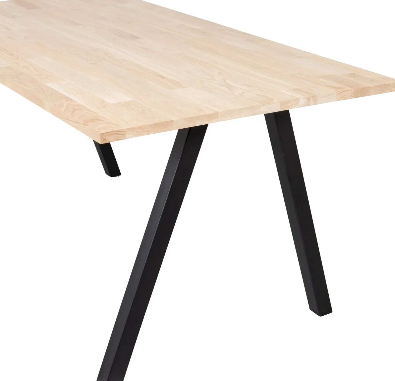 Houten Eettafels|Rechthoekige Eettafels-WOOOD Tablo A-poot Eettafel Naturel