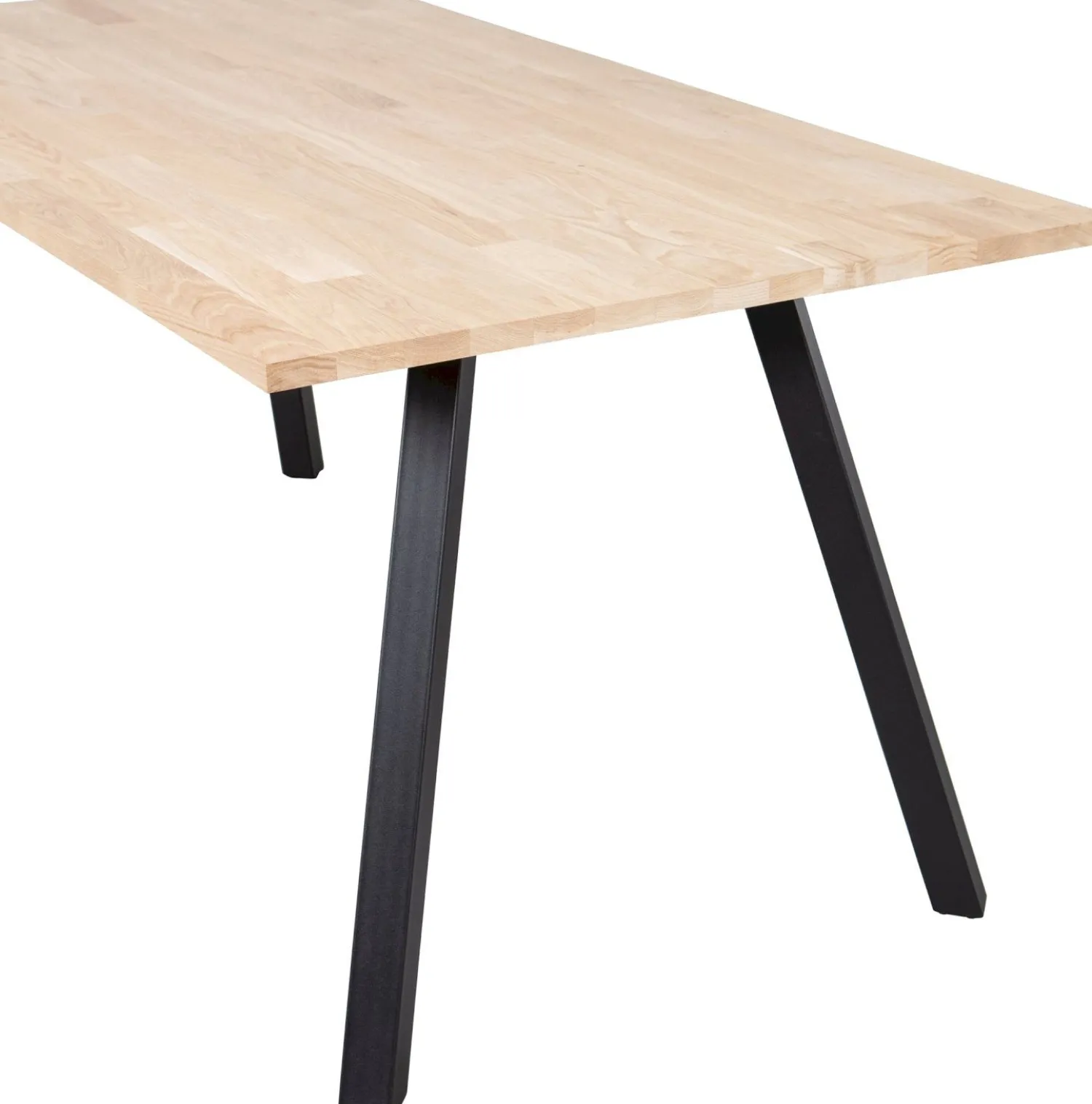 Houten Eettafels|Rechthoekige Eettafels-WOOOD Tablo A-poot Eettafel Naturel