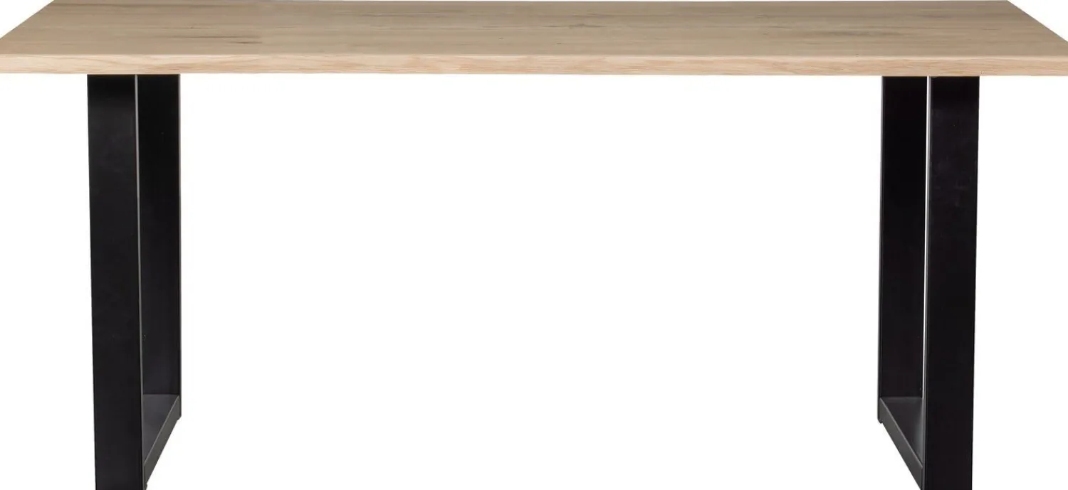 Houten Eettafels|Rechthoekige Eettafels-WOOOD Tablo Boomstam U-poot Eettafel Naturel