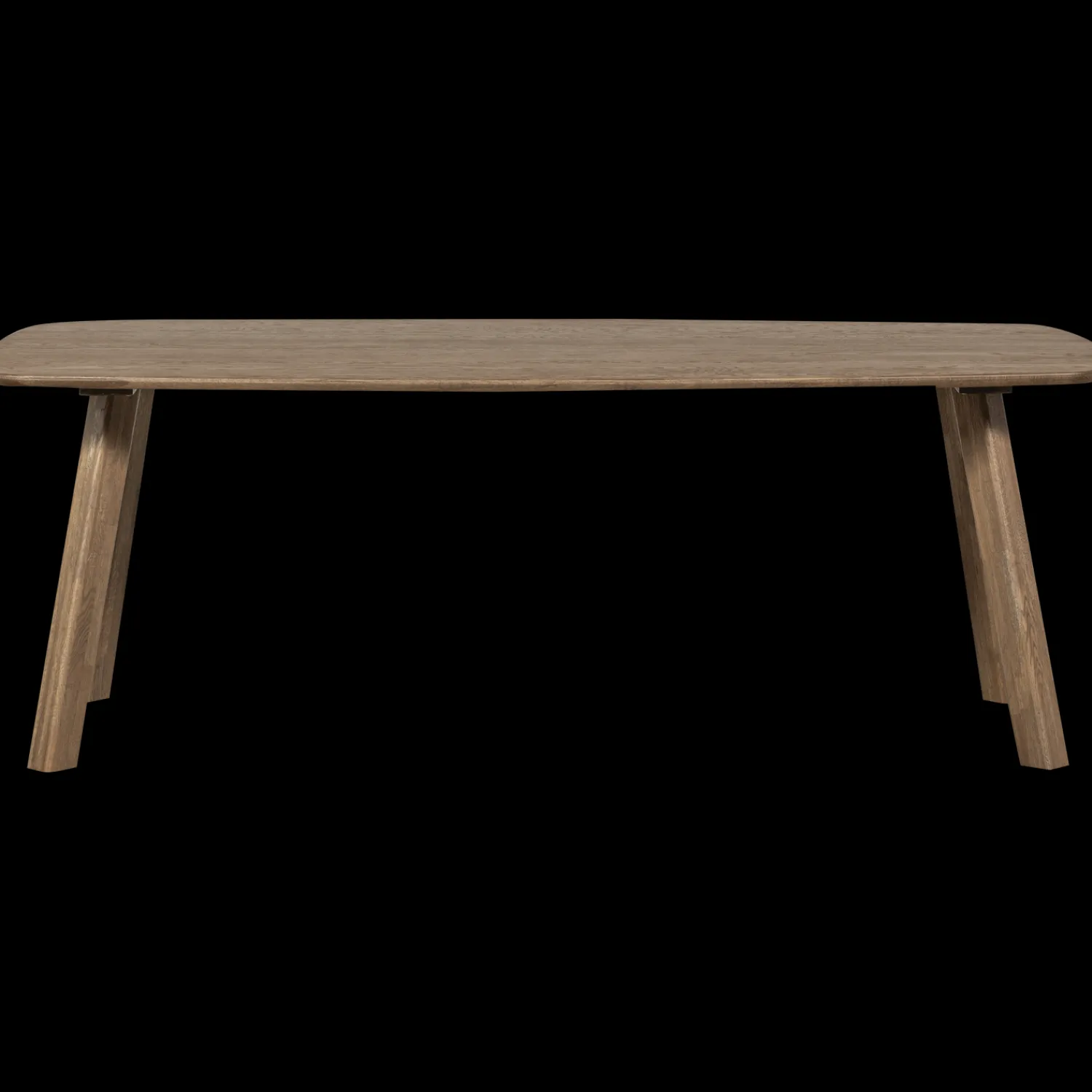 Houten Eettafels-WOOOD Tablo Eettafel Cashmere Brown