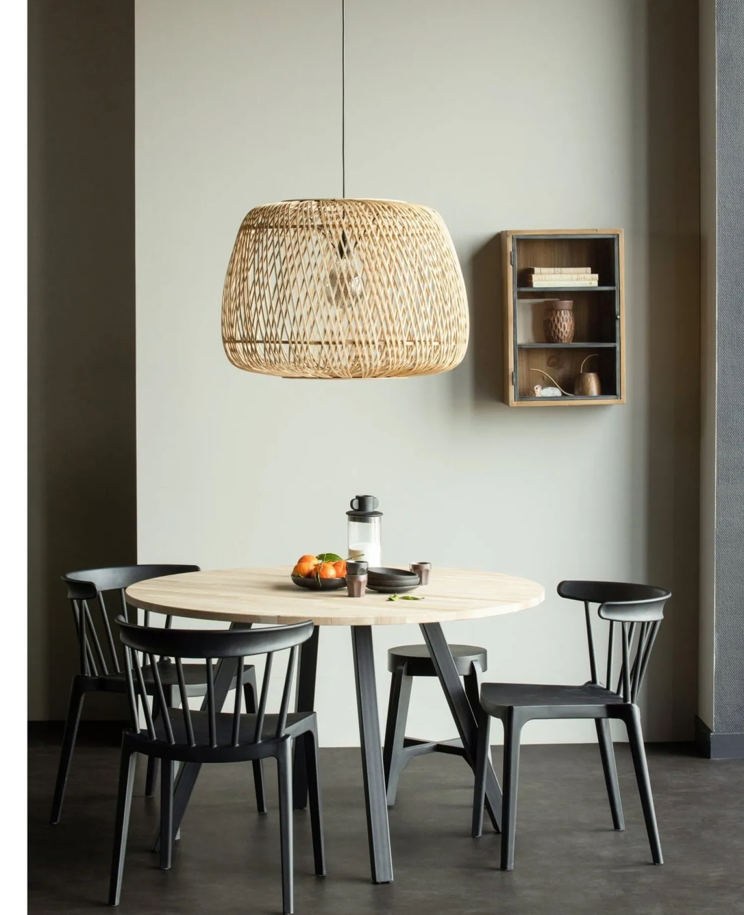 Houten Eettafels|Ronde Eettafels-WOOOD Tablo Eettafel Naturel