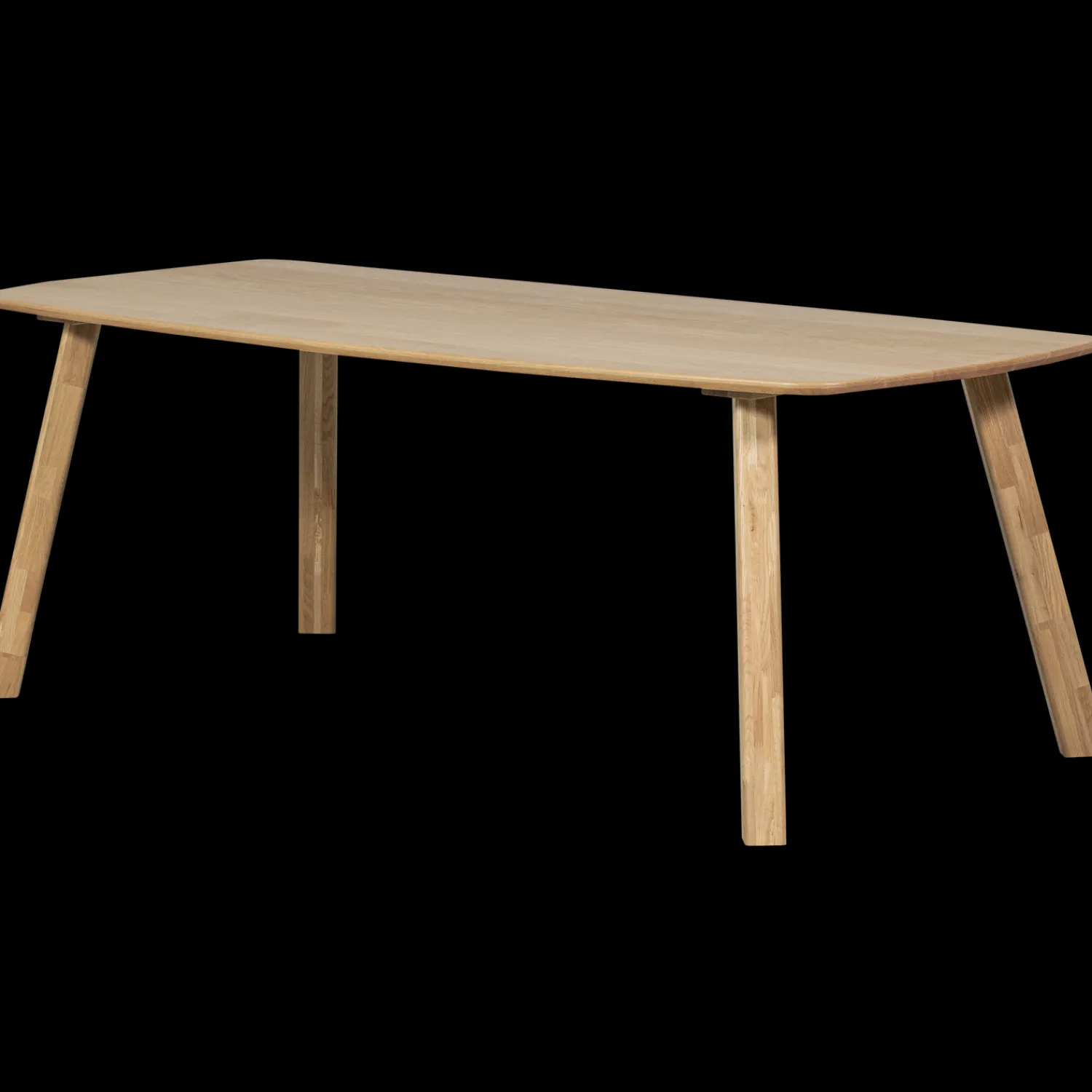 Houten Eettafels-WOOOD Tablo Eettafel Transparant
