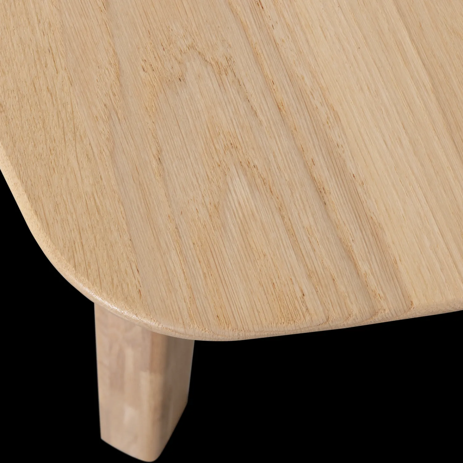 Houten Eettafels-WOOOD Tablo Eettafel Transparant