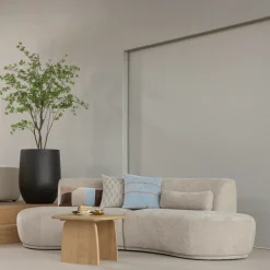 Vierkante Salontafels-WOOOD Tablo Salontafel Naturel