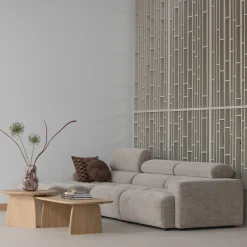 Vierkante Salontafels-WOOOD Tablo Salontafel Naturel