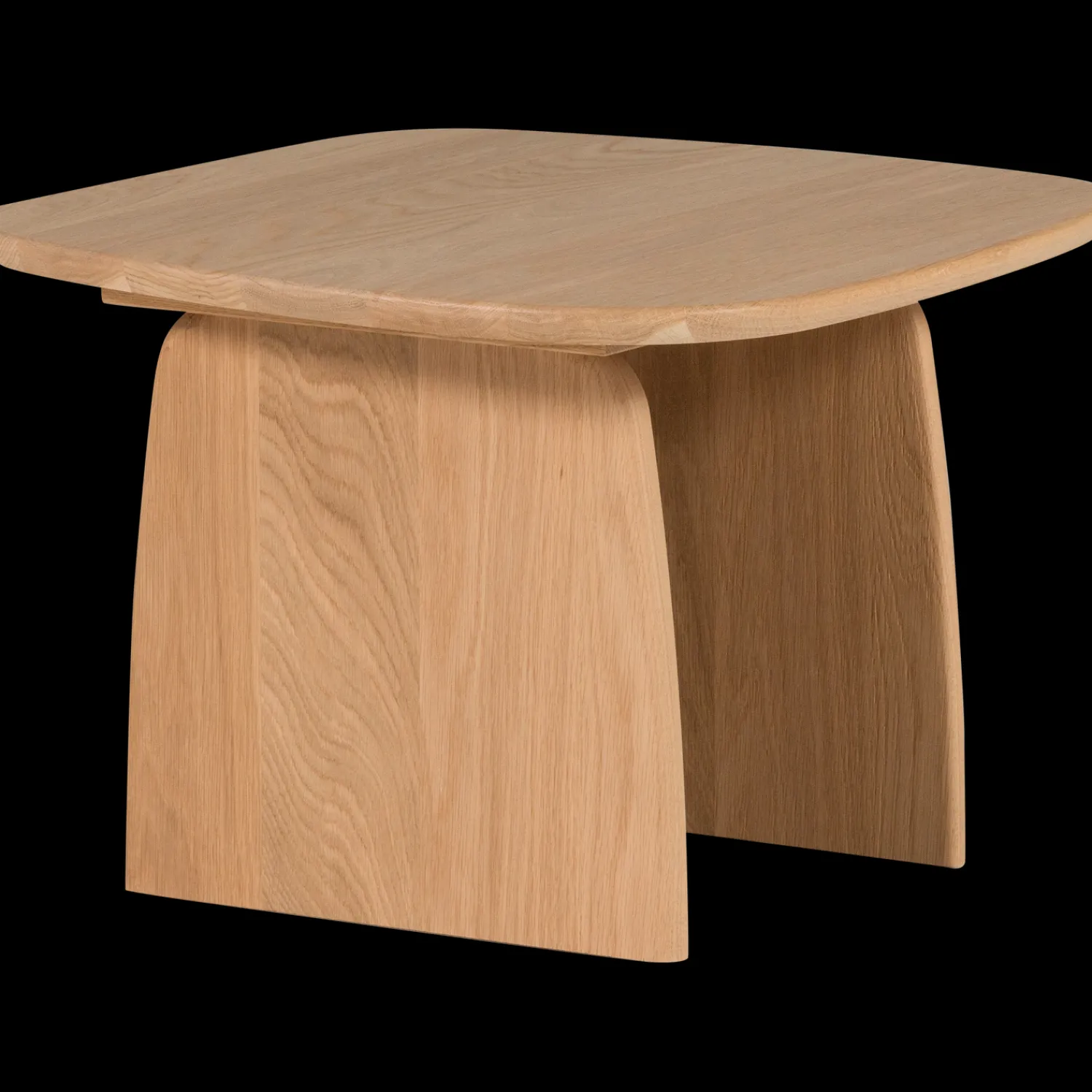 Vierkante Salontafels-WOOOD Tablo Salontafel Naturel