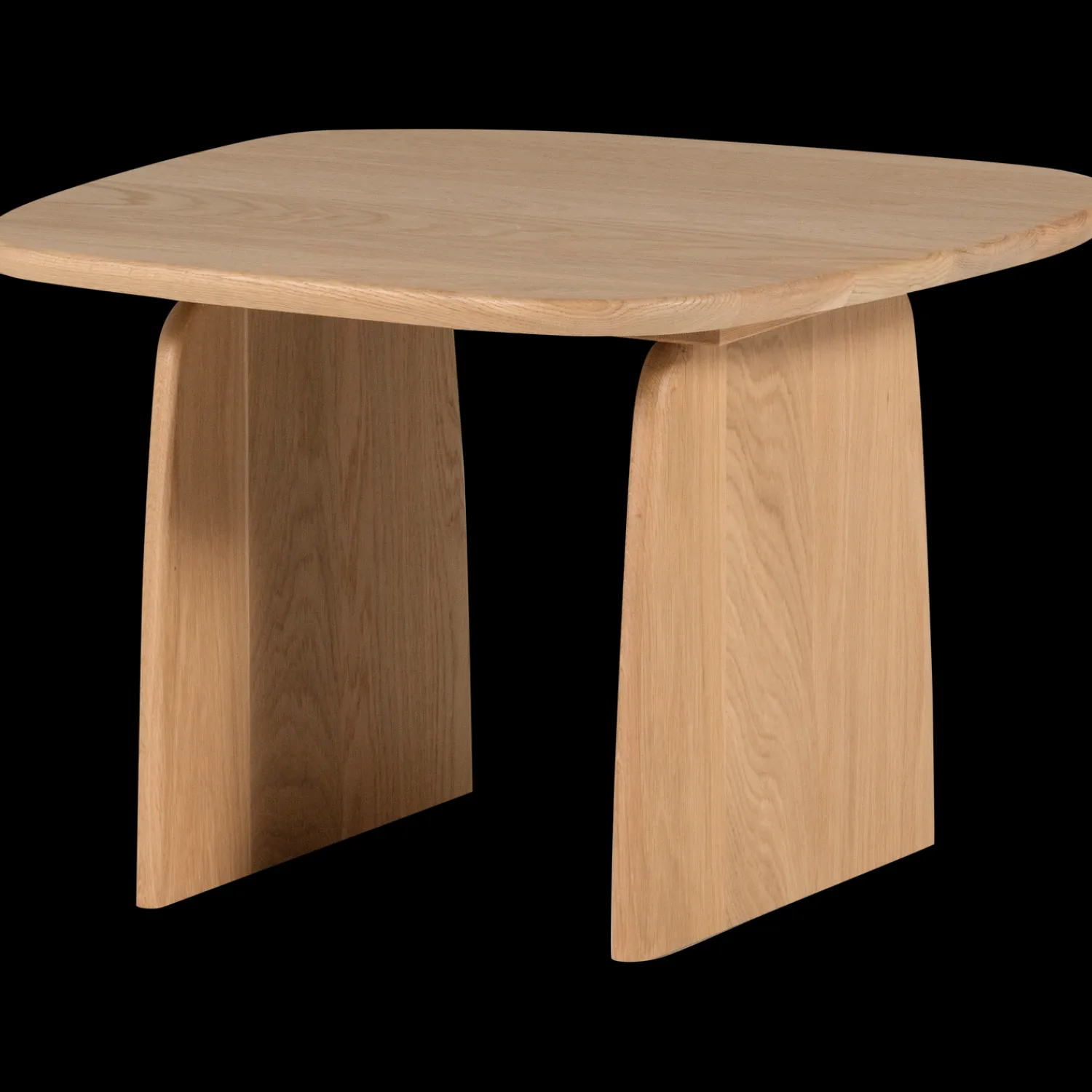 Vierkante Salontafels-WOOOD Tablo Salontafel Naturel
